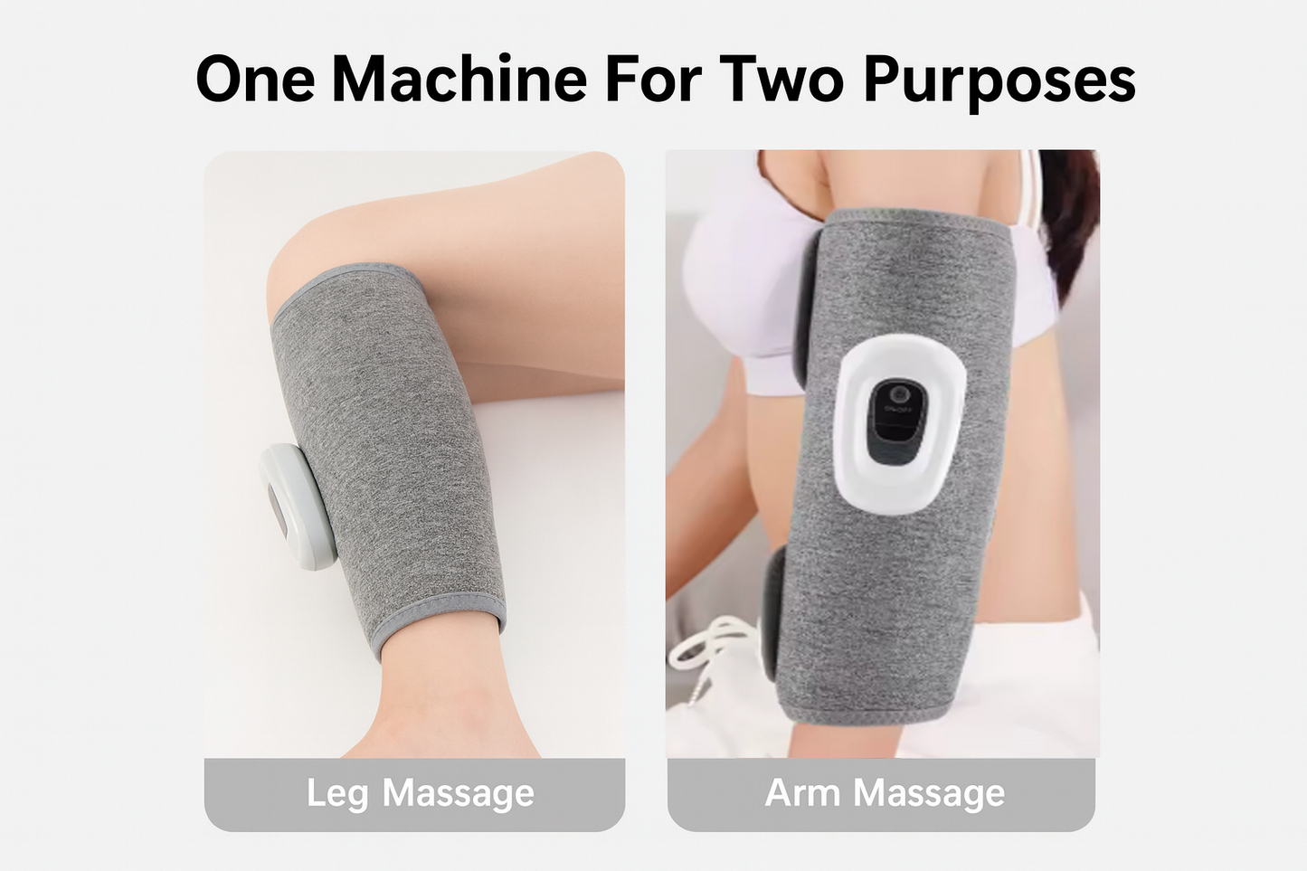 Wireless Air Compression Leg Massager – Calf Massage for Circulation & Pain Relief