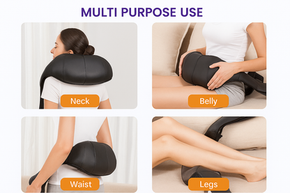 Soothing Heat Therapy – Optional heat function enhances relaxation, improves blood circulation, and melts away daily stress