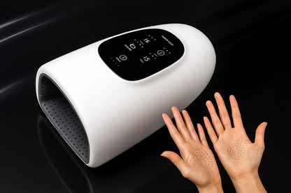 Electric Hand Massager with Heat – Air Compression Therapy for Palm & Wrist Pain Relief