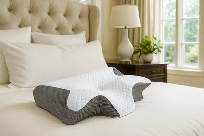 ErgoButterfly™ Memory Foam Cervical Pillow – Neck & Shoulder Pain Relief Orthopedic Pillow