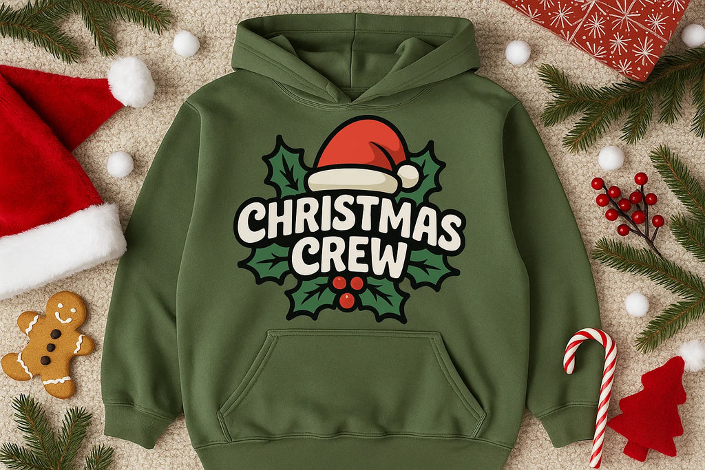 Christmas Crew Hoodie, Christmas Crew Shirt ,Family Christmas Shirt ,Matching Family Christmas Sweatshirt, Funny Holiday Pullover