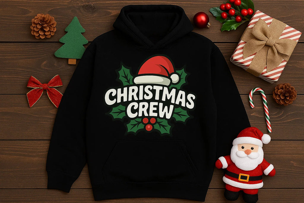 Christmas Crew Hoodie, Christmas Crew Shirt ,Family Christmas Shirt ,Matching Family Christmas Sweatshirt, Funny Holiday Pullover