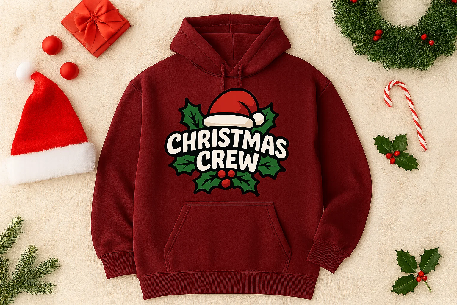 Christmas Crew Hoodie, Christmas Crew Shirt ,Family Christmas Shirt ,Matching Family Christmas Sweatshirt, Funny Holiday Pullover